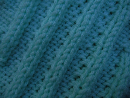 slanting diagonals knitting pattern